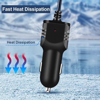 Range Tour Dash Camera Car Charger, Mini USB and Micro USB Interfaces, Driving Recorders Power Cord Universal Car Adapter Power Cord 3.5m/11.5ft 12V/24V to DC5V 2A(I Interface)