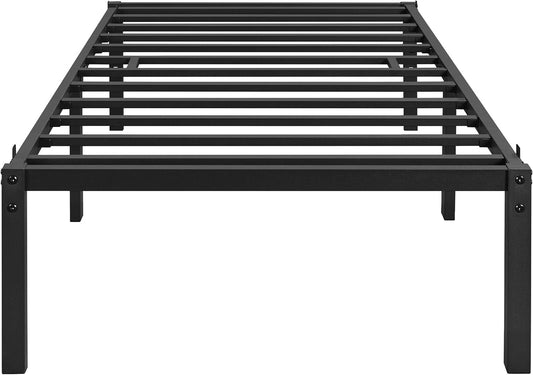 Yaheetech Twin Bed Frames, 16 Inch Metal Platform Bed with Steel Slat Support, No Box Spring Needed, Underbed Storage, Easy Assembly,Twin Bed