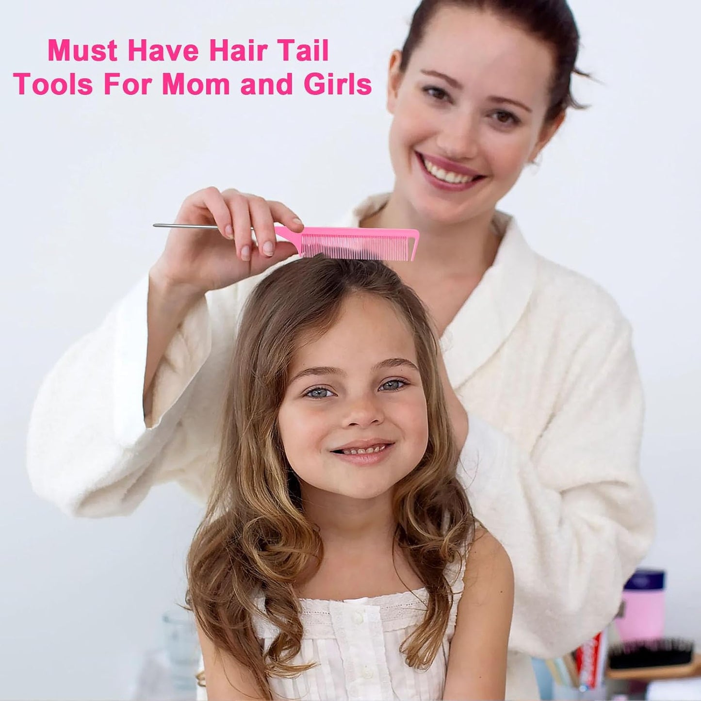 3 Pieces Hair Clip Hairstyle Accessories Tail Braid Tool French Twister Hair Twister for Women Girl Pink