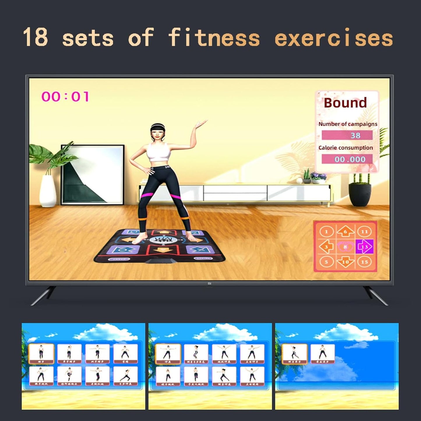 Damcoola TV Retro Game Console with 900+ Games, Video Game System for Kids and Adults with AR Gun Game Toy, 200+ Dance Mat Songs, TV Plug&Play,2.4G Game Controllers Toy Gift for