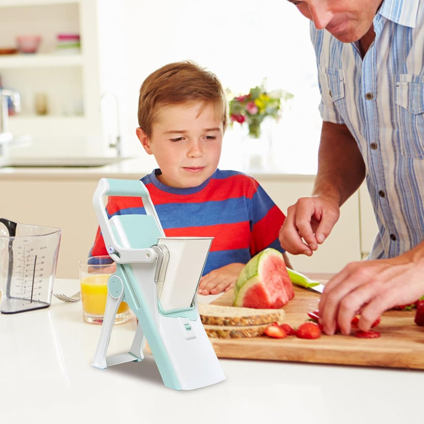 Vegetable Slicer | Veggie Slicer | Portable Kitchen Cooking Tools for Home Cutting Slicing Grating Shredding Vegetable Prep