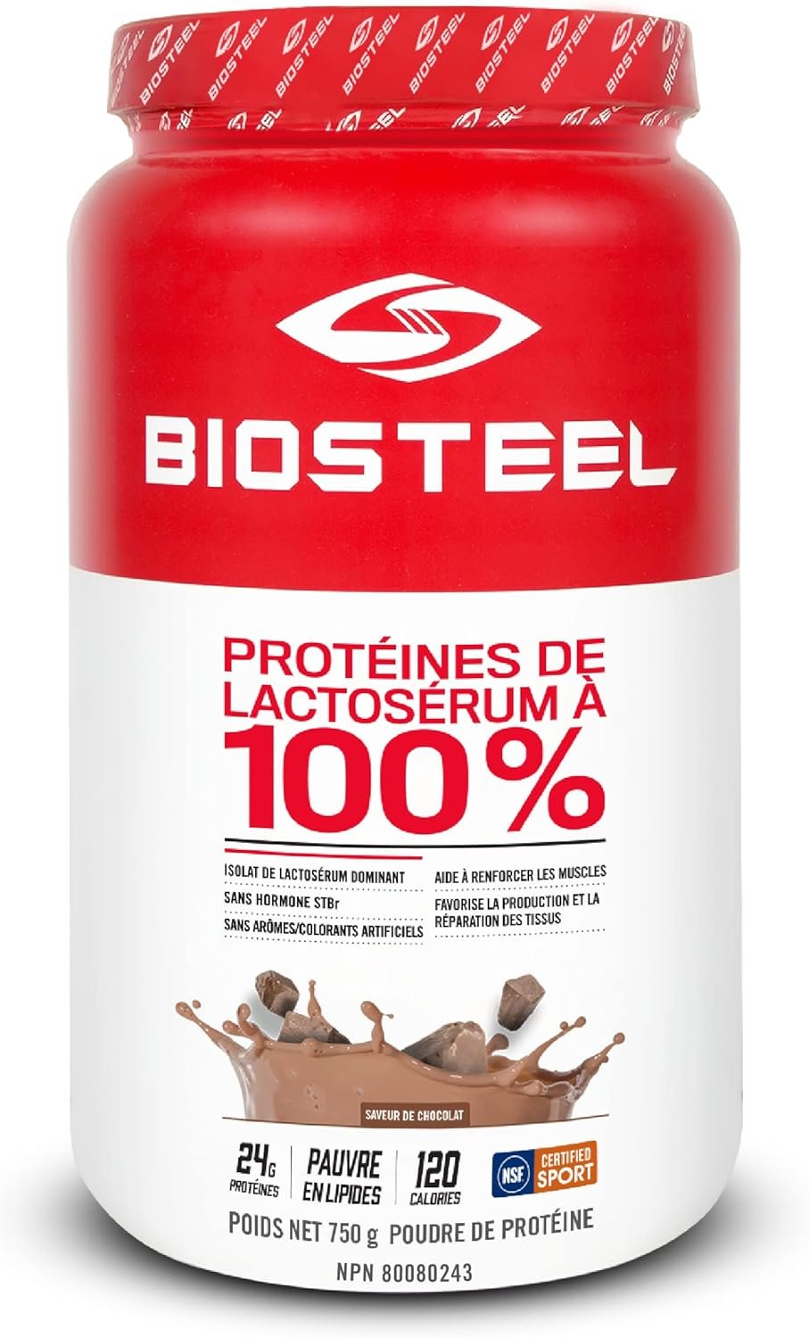 BioSteel 100% Whey Protein Powder & Hydration Mix, Great Tasting Hydration with Zero Sugar, and No Artificial Flavours or Preservatives, Pink Lemonade Flavour, 100 Servings per Tub