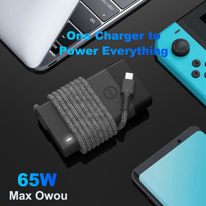 65W Slim USB C Laptop Charger for HP - Compatible with HP EliteBook x360 Envy Spectre X360 ProBook Elite x2 Zbook, HP Chrombook 45W Fast Charging Type C Travel Laptop Power Adapter