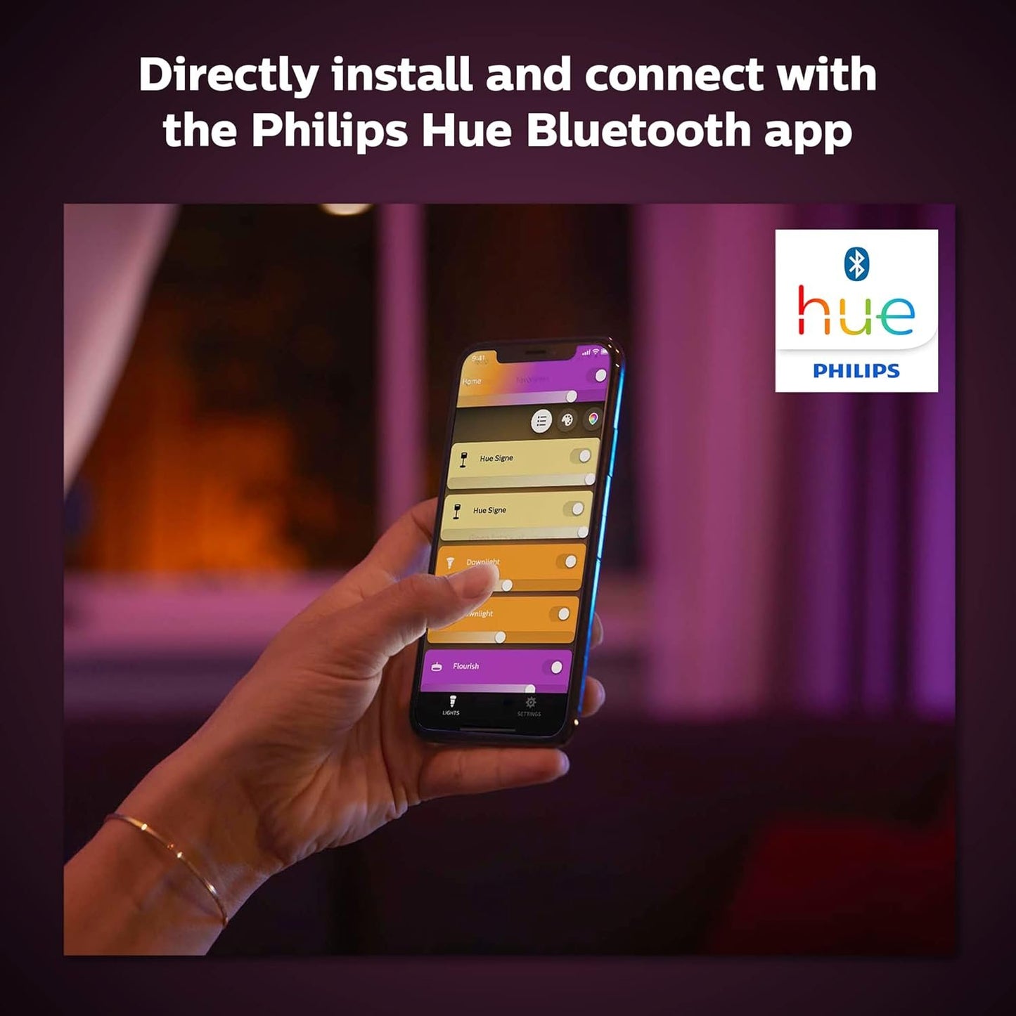 Philips Hue LightStrip Plus Dimmable LED Smart Light - Two Metre Base Kit (Compatible with Bluetooth)