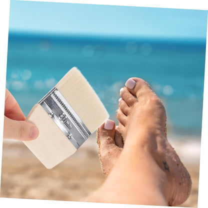 Mobestech Portatile per Rimozione Sabbia per Spiaggia Sport e Attività con Setole Morbide per Pulizia Delicata su Piedi e Corpo Accessorio per Relax e Beach Volley