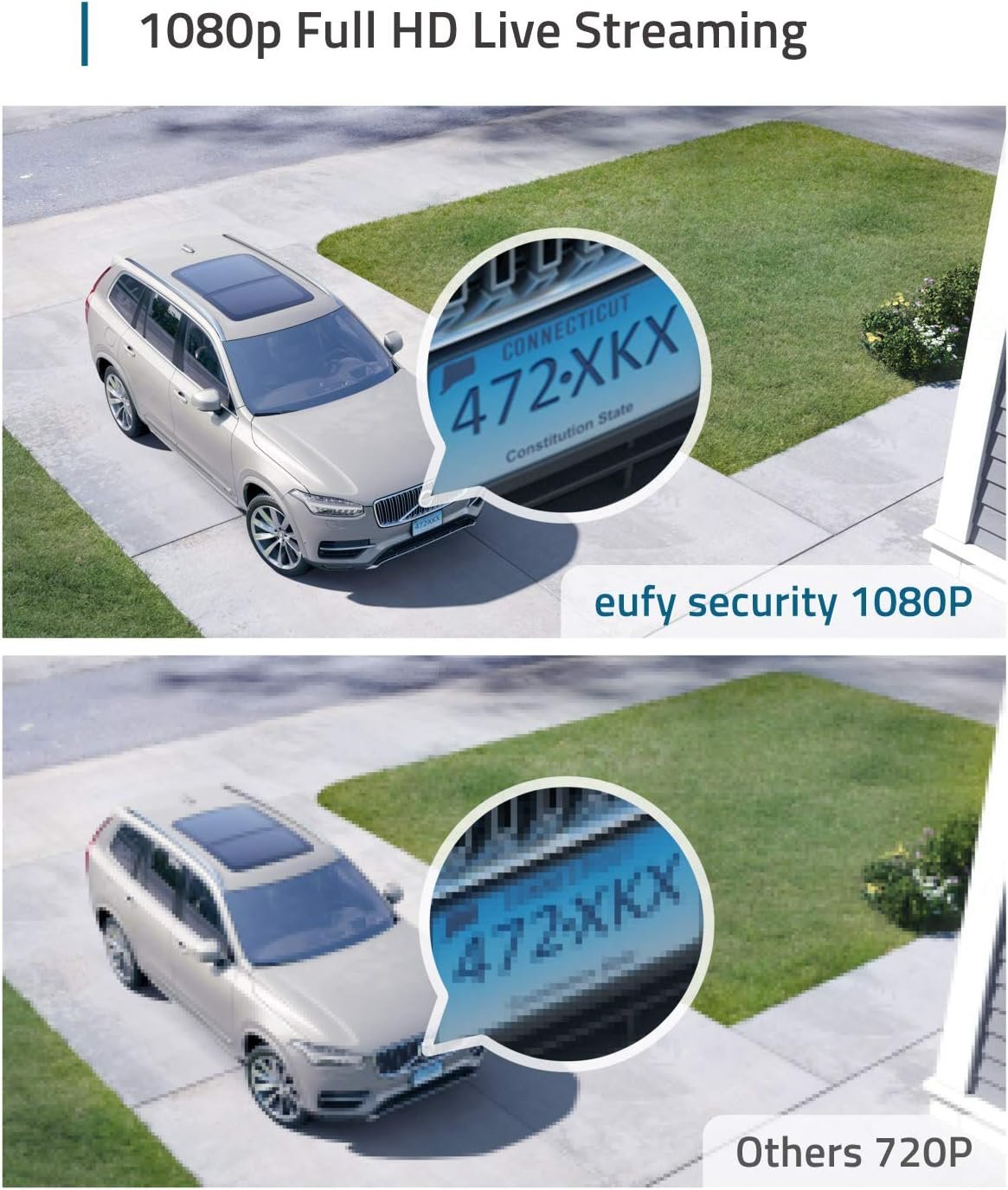 eufy Security, eufyCam 2C 3-Cam Kit, Security Camera Wireless Outdoor, Home Security System, HomeKit Compatibility, 1080p HD, IP67, Night Vision, Motion Only Alert, No Monthly Fee