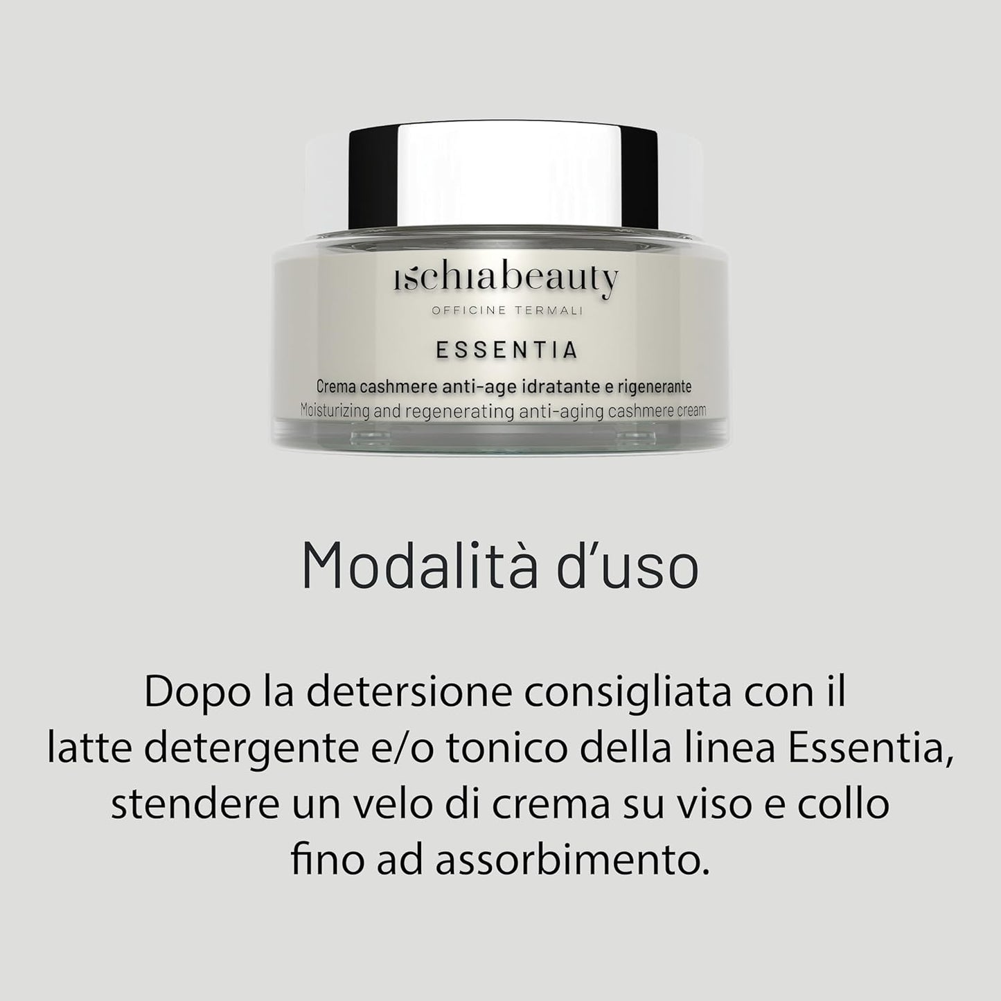Ischia Beauty Anti-Age Moisturizing and Regenerating Cashmere Cream with Ischia Thermal Water – 50 ml
