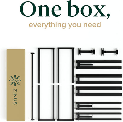 Zinus Twin Bed Frame - Joseph 18 Inch Metal Bed Frame with Wood Slat Support, No Box Spring Needed, Easy Assembly - Minimalist Platform Bed Frame with Underbed Storage Space, 5 Year Warranty, Twin