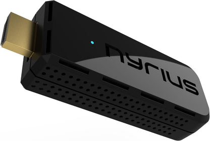 Nyrius Aries Prime Wireless Video HDMI Transmitter & Receiver for Streaming HD 1080p 3D Video & Digital Audio from Laptop, PC, Cable, Netflix, YouTube, PS4 to HDTV - NPCS549 (Pack of 2)