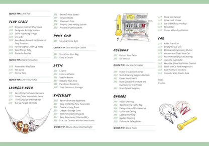 365 Quick & Easy Tips: Home Organization: Simple Techniques to Keep Your Home Neat and Tidy Year Round