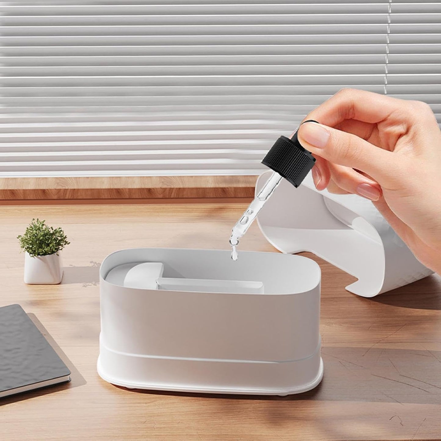Flame Air Diffuser | Flame Humidifier with Auto Shut-off and USB Charging, 2 Spray Modes Aroma Fire Pit Diffuser Humidifier Flexible Humidity Control Diffuser for