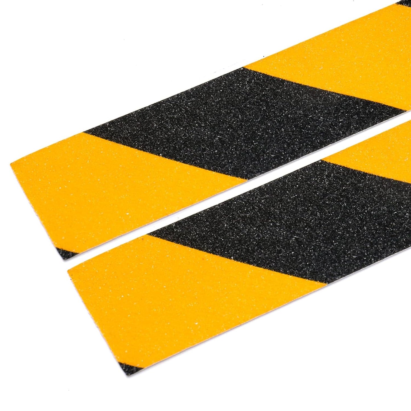 BOMEI PACK Non-slip Adhesive Tape, Non-Slip Tape, Strong Safety Adhesive Tape for Indoor and Outdoor Use, 2 Rolls Black and Yellow 50 mm × 10 m, Total 20 m