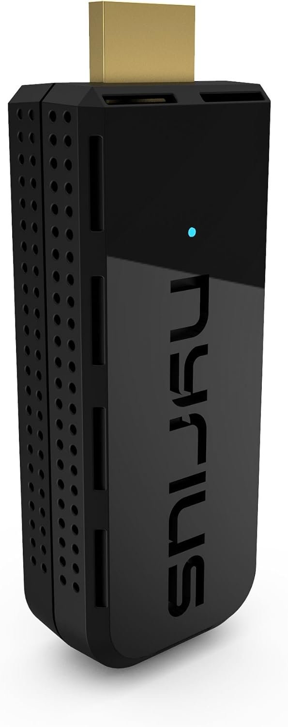 Nyrius Aries Prime Wireless Video HDMI Transmitter & Receiver for Streaming HD 1080p 3D Video & Digital Audio from Laptop, PC, Cable, Netflix, YouTube, PS to HDTV/Projector (NPCS549)