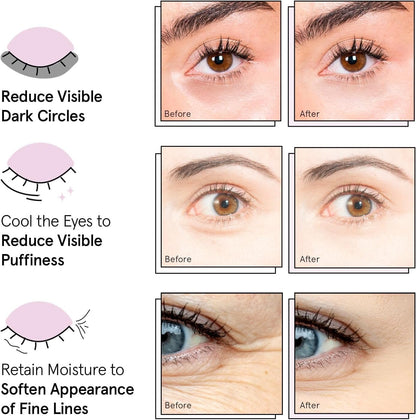 grace & stella Under Eye Mask - Christmas Gifts for Women, Gifts for Mom, Under Eye Patches to Reduce Dark Circles, Puffy Eyes, Eye Bags, Wrinkles, Stocking Stuffers for Women, Vegan (24 Pairs, Gold)