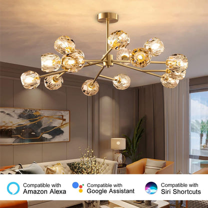 FECONN G9 Smart Bulbs, Warm to Cool White Wi-Fi G9 Smart LED Bulbs, Compatible with Alexa, Google Home and Smart Life App, Dimmable, 3 Pack