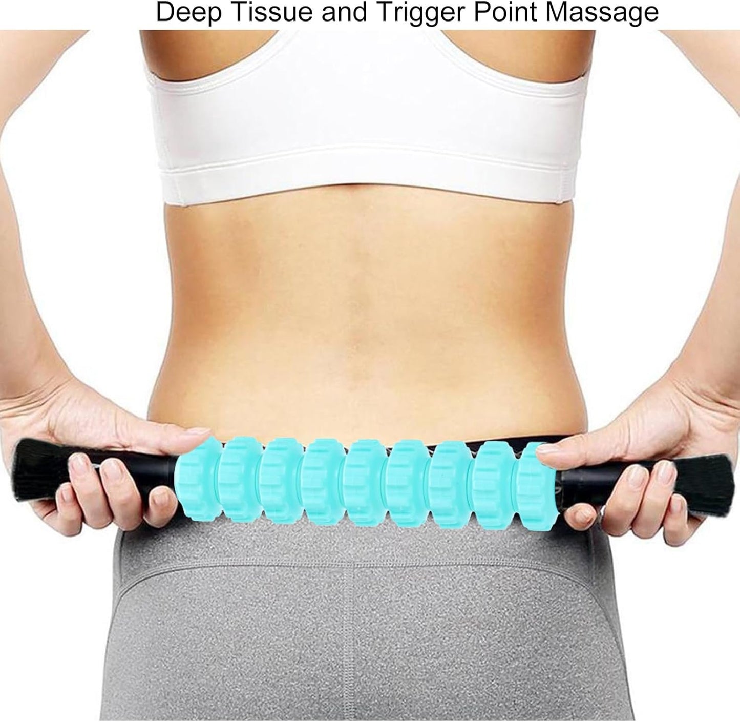 Liposuction Muscle Massage Roller Stick, Lymphatic Massager Roller Physical Therapy Roller Stick Relief Sore Muscle Tightness for Athletes, Yoga, Help Exercise Leg, Back Recovery