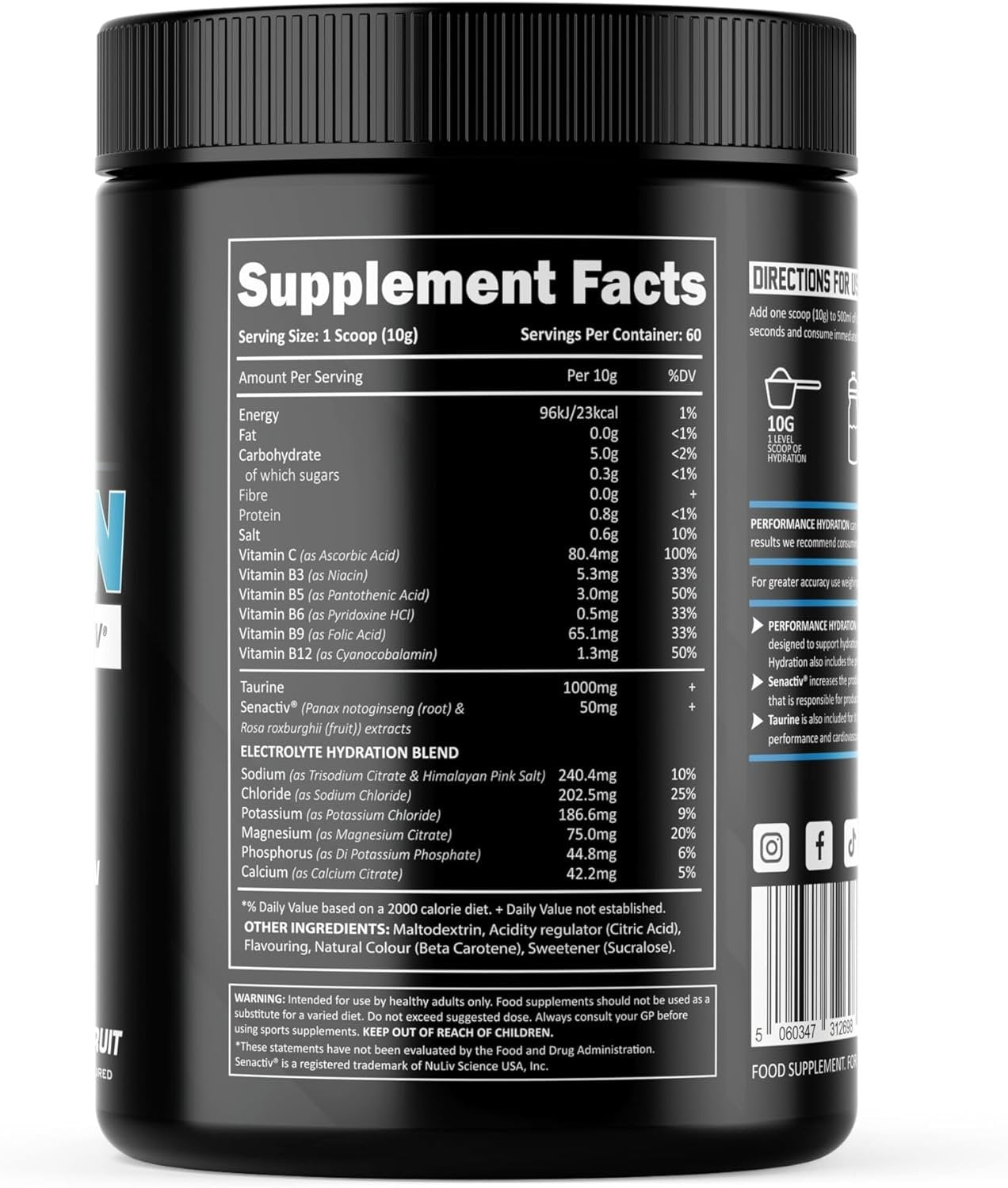 Performance Hydration, Mango & Passionfruit - 600g