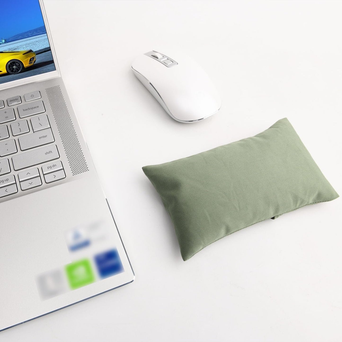 Ergonomic Mouse Wrist Rest Bean Bag, Carpal Tunnel Mouse Support Pad Filled Ergo Beads for Computer, Laptop, PC Gaming