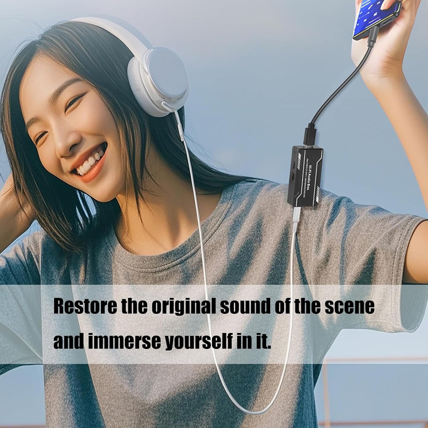 USB Type C to 3.5mm 4.4mm Sound Interfaces CS43131 HiFi Headphone Amplifier Digital Decoding Earphone Converter