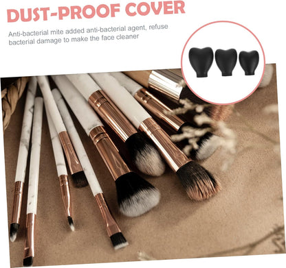 SHERCHPRY 3Pezzi Coperture Protettive per Silicone Accessori per Makeup per Conservazione e Asciugatura Dei