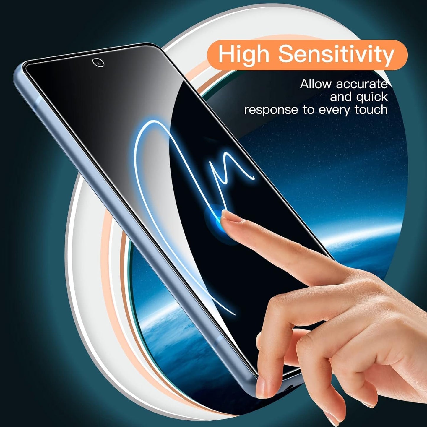 JETech Screen Protector for Samsung Galaxy A53 5G / A52 / A52 5G / A52s 5G, 9H Tempered Glass Film, Anti-Scratch, HD Clear, 3-Pack