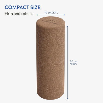 EVEREST FITNESS Muscle Massage Roller 30 cm – Roller Pilates – Cork Roll for Yoga – Massage Roller for Legs Back and Buttocks – Tube for Stretching and Training