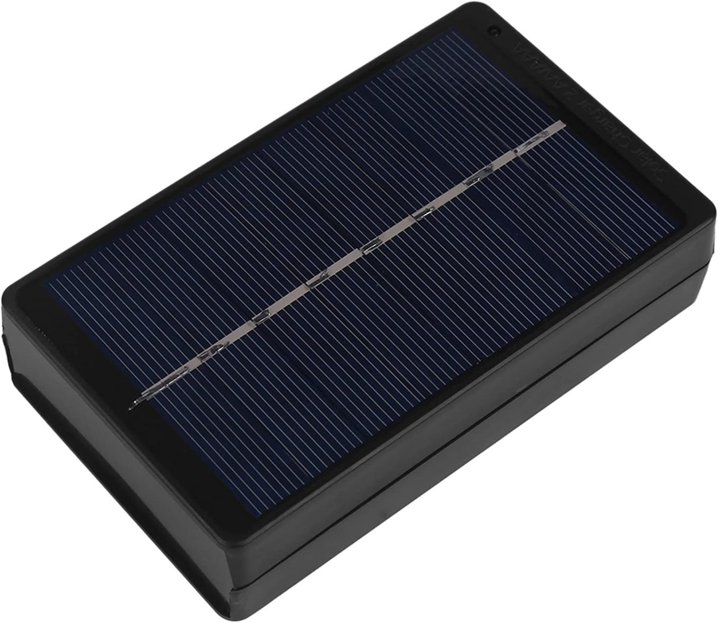 Solar Panel Charger AA AAA Battery Portable Lightweight Solar Battery Charger for Outdoor Travel Black 115x68x26mm
