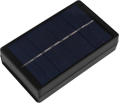 Solar Panel Charger AA AAA Battery Portable Lightweight Solar Battery Charger for Outdoor Travel Black 115x68x26mm