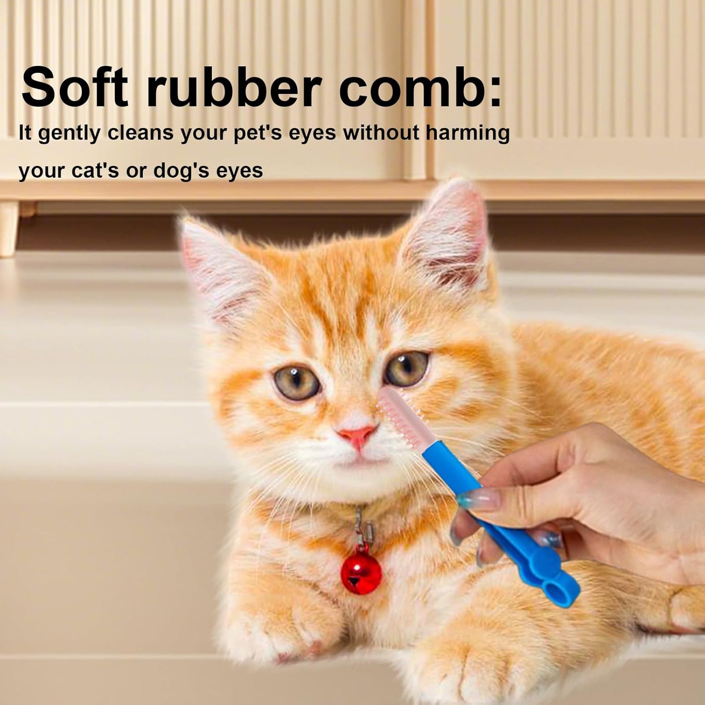 Pet Tear Stain Brush - Hair , Cat Groomer | Portable Dog Tears and Mucus Remover Designed for Effective Dirt Cleaning with Compact and Lightweight Design to Maintain Hygiene and Hygiene