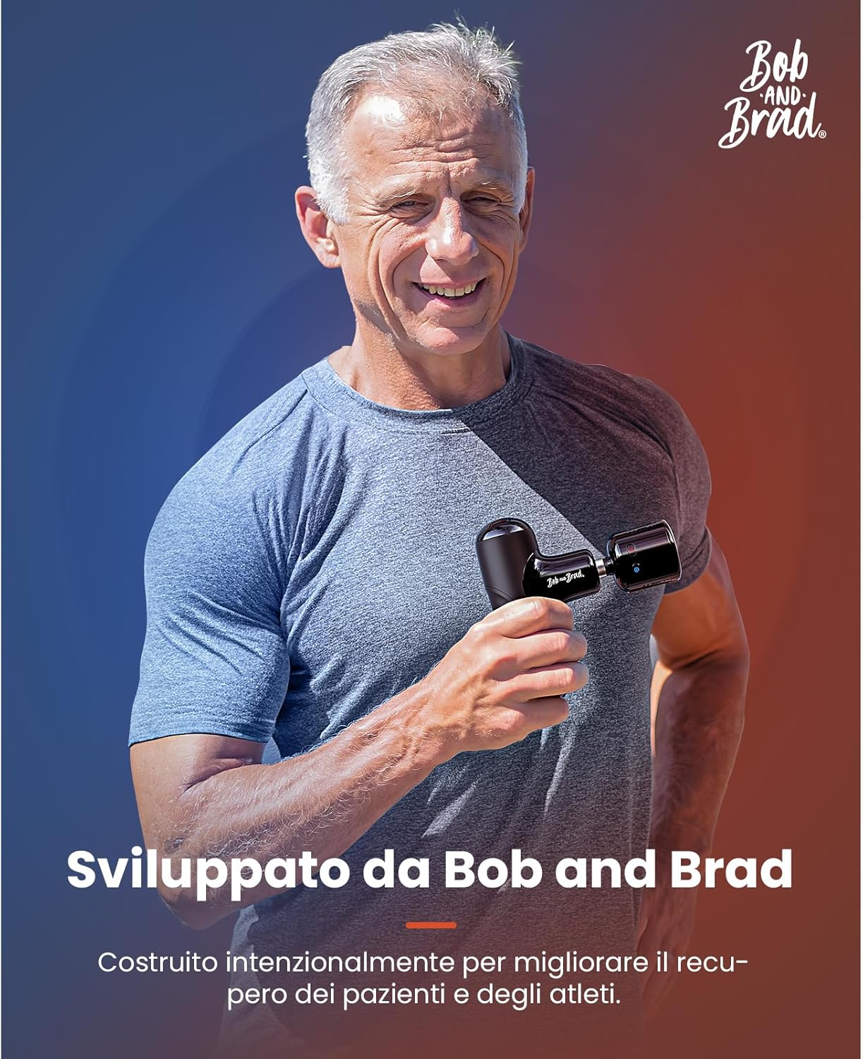 Mini Massage Gun with Heat and Cold, Bob and Brad Q2 Pro Pocket Gun for Deep Tissue Massage, Ultra Quiet Portable Percussion for Pain Relief and Recovery
