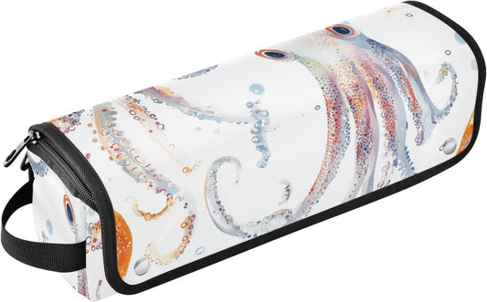 FRODOTGV Borsa da viaggio per strumenti per capelli con cuscinetto resistente al calore, impermeabile, organizer per ferri da stiro piatti e accessori per la cura dei capelli, 10, 1 Size