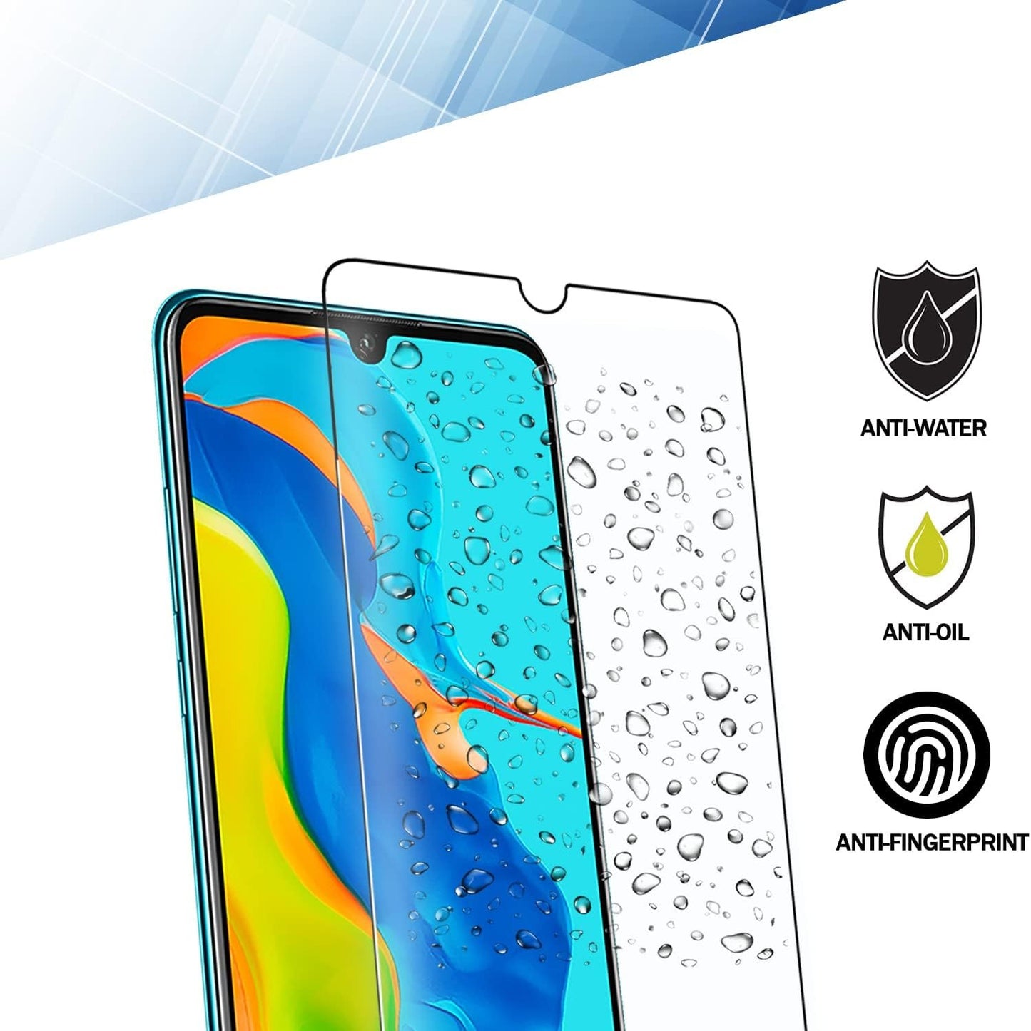 RKINC Screen Protector [4-Pack] for Samsung Galaxy A12 / A13 5G, Tempered Glass Film Screen Protector, 0.33mm [LifetimeWarranty][Anti-Scratch][Anti-Shatter][Bubble-Free]