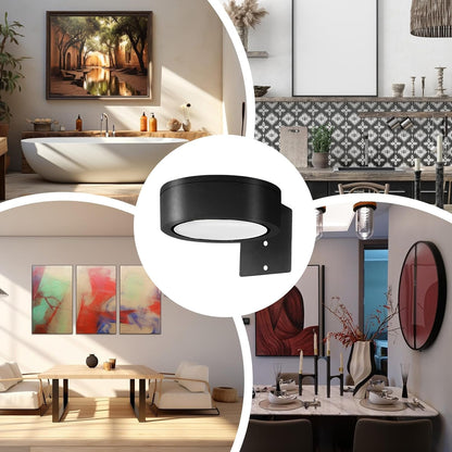 Wireless Wall Lights, Smart Control LED Wall Lamps, Battery-Operated Accent Lighting, 3.39x1.18 inches, Adjustable RGB Color Modes, Timer Function, Best for Home, Bedroom