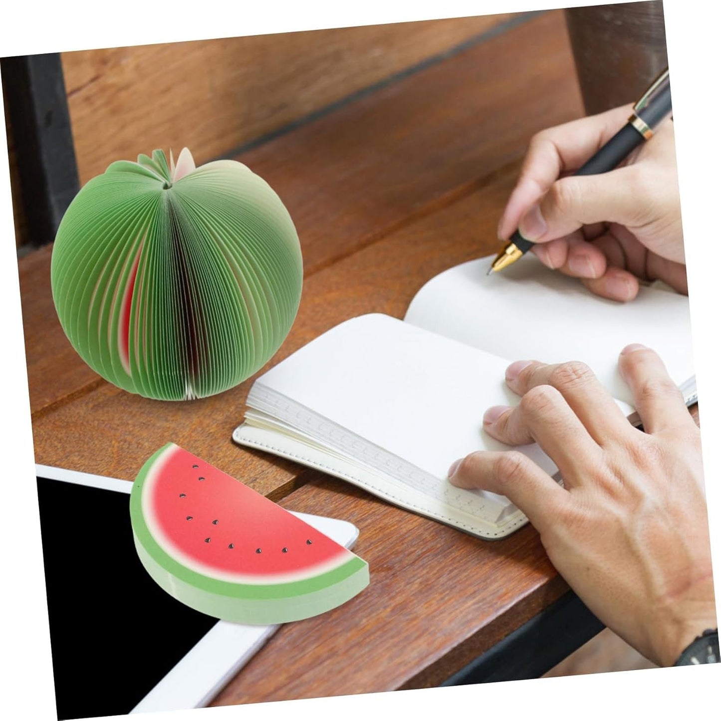 Generic DIY Cartoon Watermelon Notepad Tearable Daily Planner Memo Pads for Grocery Lists Portable Design for Easy Organization and Planning present for