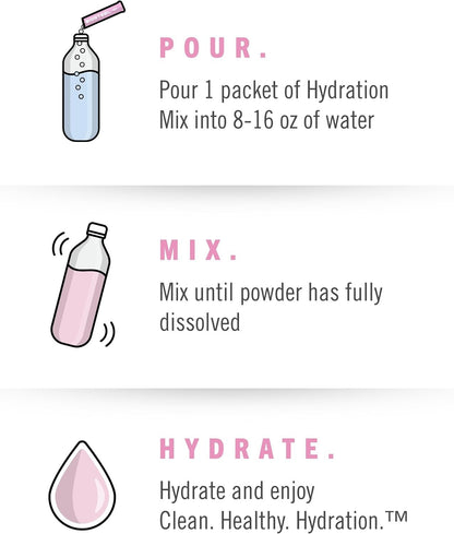 BioSteel Hydration Mix, Proudly Canadian - Great Tasting Hydration with Zero Sugar, and No Artificial Flavours or Preservatives, Pink Lemonade Flavour, 24 Single Serving Packets