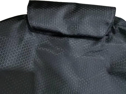 Portable Helmet Bags, Helmet Carrying Bag, Waterproof Head Gear Organizer, Sturdy Materials, Used Safety Hard Hat, Compact Backpack for Travel Sports Outdoor Use, Black, 45x50cm