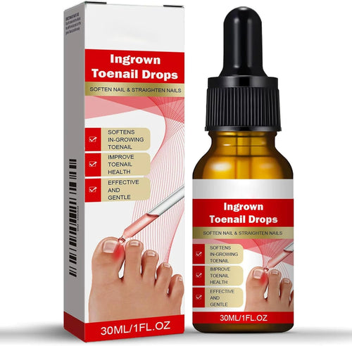 Ingrown Toenail Treatment Drop - Ingrown Toenail Treatment- Cuticle Care Oils for Ingrown Toenails - Trimming Toenail Softening Drops Natural Ingrown Toenail Correction Fungal Nail - 10ml
