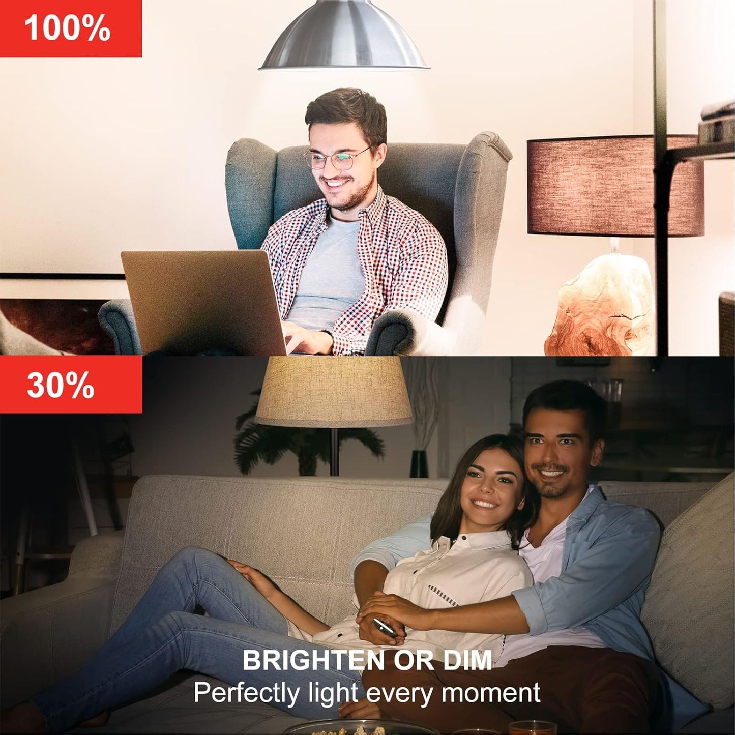 Sengled Smart Light Bulb Starter Kit, Smart Bulbs that Work with Alexa, Google Home, 2700K Soft White Alexa Light Bulbs, A19 E26 Dimmable Bulbs 800LM, 9 (60W Equivalent), 2 Bulbs with Hub