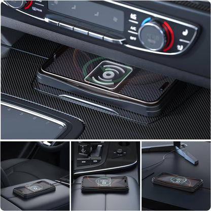 Wireless car Charger Charging pad 15W Fast Wireless Phone Charger Non Slip FastCharger for car Cell Phone Cordless Charging mat Compatible with iPhone 16/15/14/13/12 Pro Max,Samsung S23 S22 S20(S13)