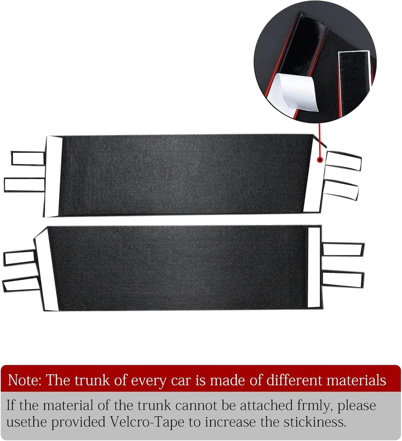 Frencstr Rear Trunk Organizer Side Divider Sticker fit for 2016-2021 Honda Civic 10th Gen Hatchback Trunk Side Storage Baffle Partition Board for Honda Civic Accessories 2PCS