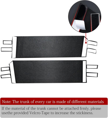 Frencstr Rear Trunk Organizer Side Divider Sticker fit for 2016-2021 Honda Civic 10th Gen Hatchback Trunk Side Storage Baffle Partition Board for Honda Civic Accessories 2PCS