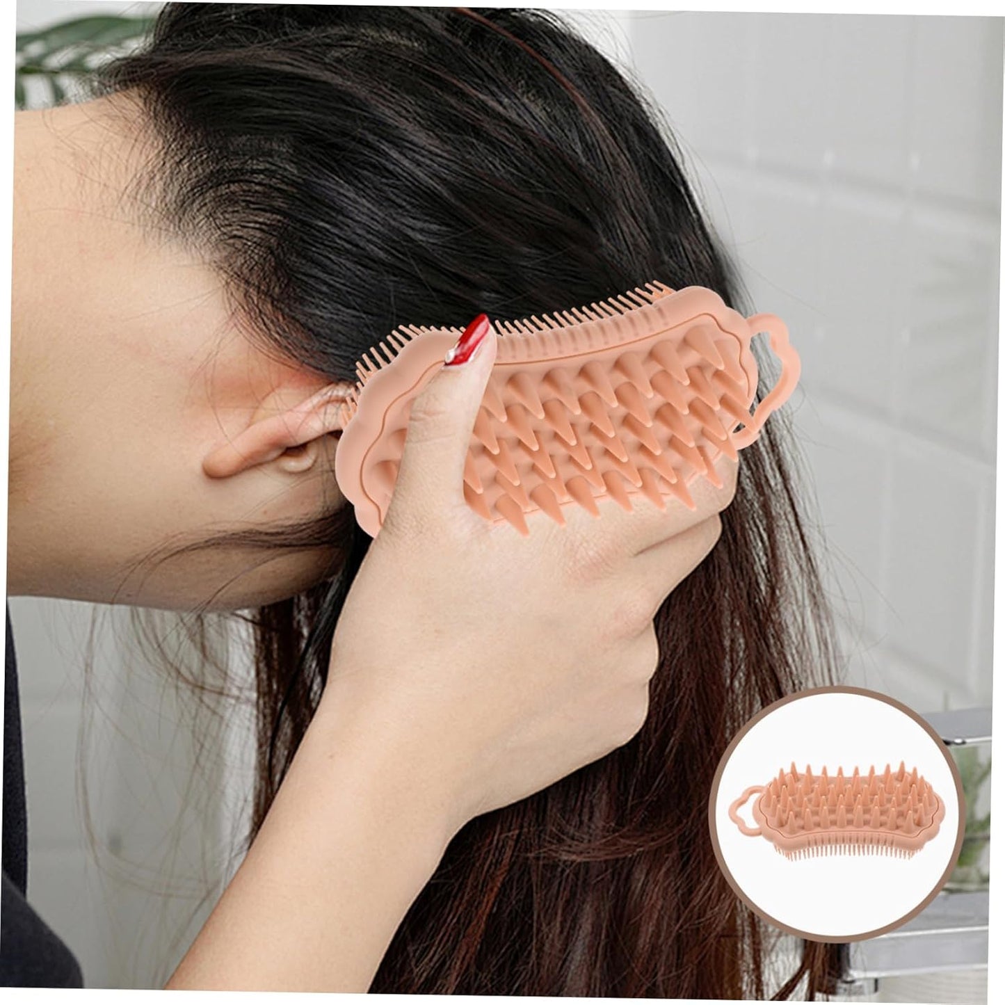 MUCKLILY Silicone Exfoliating Shampoo for Relaxing Scalp for Wet and Dry