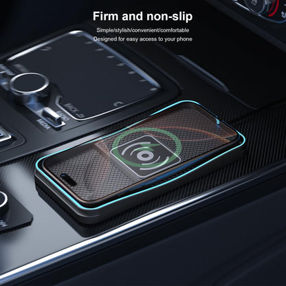 Wireless car Charger Charging pad 15W Fast Wireless Phone Charger Non Slip FastCharger for car Cell Phone Cordless Charging mat Compatible with iPhone 16/15/14/13/12 Pro Max,Samsung S23 S22 S20(S13)