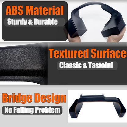 BaishenglinMotor Console Gear Shift Organizer Tray Compatible with Jeep 2018-2024 Wrangler JL JLU Gladiator JT Side Storage Box Interior Accessories