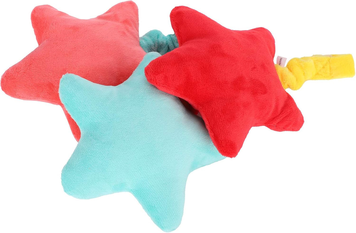 REXVTNS Starfish Pet Chew Toy 3 Pack | Care orale di cotone pluviale morbido per cani/gatti | PET - Amichevole giocattolo mobile da masticare con corda per cuccioli e gattini