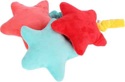 REXVTNS Starfish Pet Chew Toy 3 Pack | Care orale di cotone pluviale morbido per cani/gatti | PET - Amichevole giocattolo mobile da masticare con corda per cuccioli e gattini
