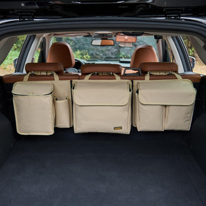 MARKSIGN Deluxe Trunk and Backseat Organizer for Medium or large size SUVs & RVs, Detachable Storage Modules with Built-in Cooler, Patent Pending