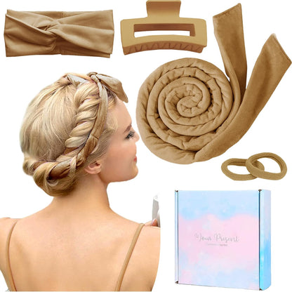 Long Hair Curler for Heatless Velvet Soft Band Curler Curler for Long, Medium Hair