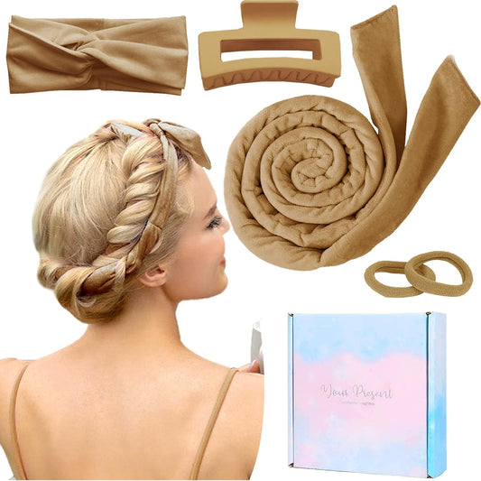 Long Hair Curler for Heatless Velvet Soft Band Curler Curler for Long, Medium Hair