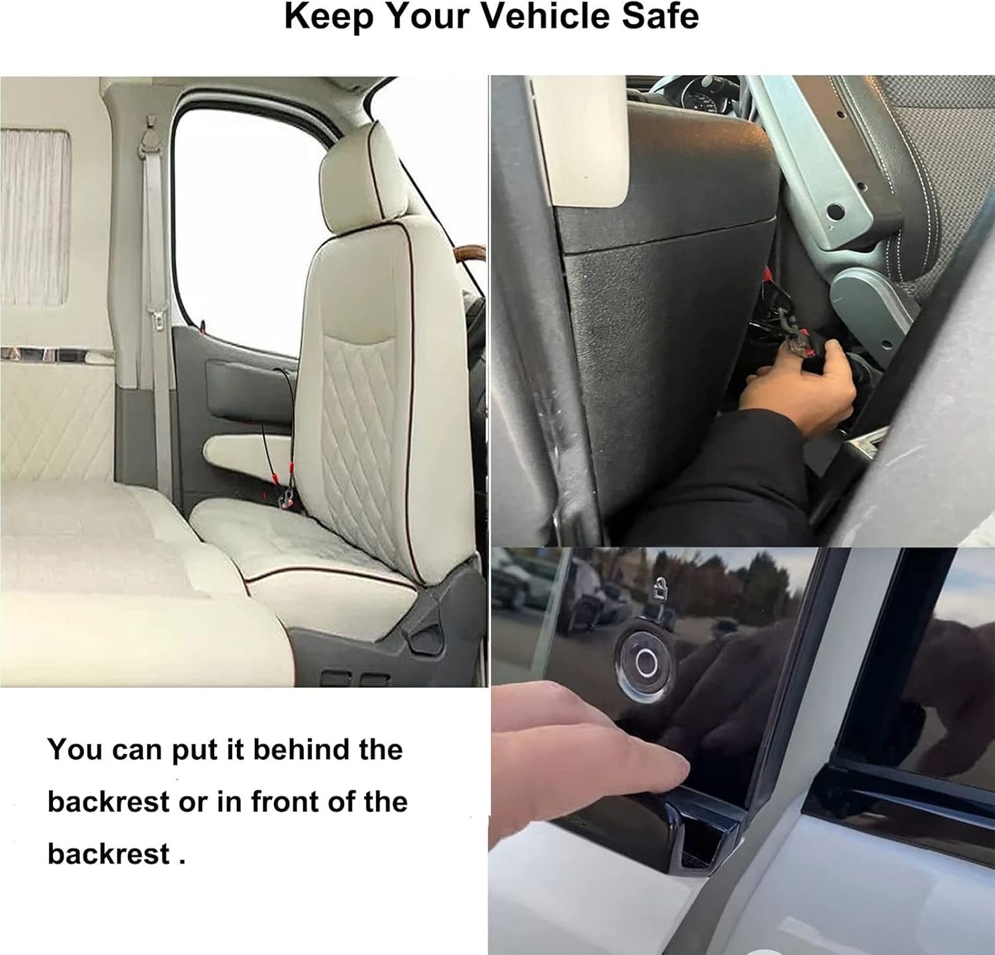 2 Piece Anti-Theft Motorhome Accessories Campervan Anti-Theft Protection Anti-Burglar Protection Door Lock Burglar Protection Caravan Accessories Camping Caravan Accessories (60cm)